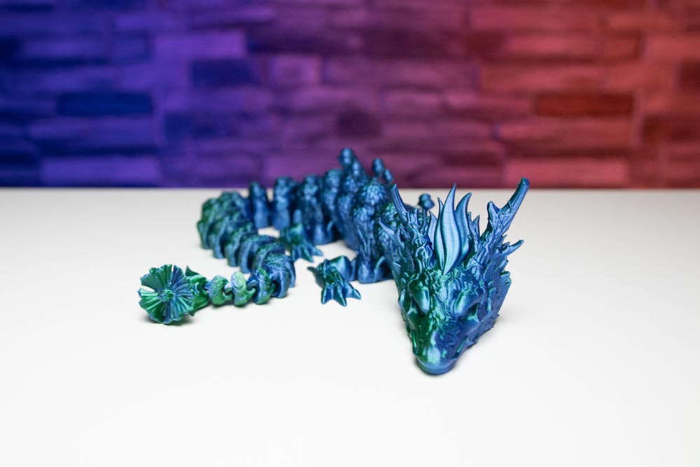 3D Print Articulated Forest Mama Dragon STL for download