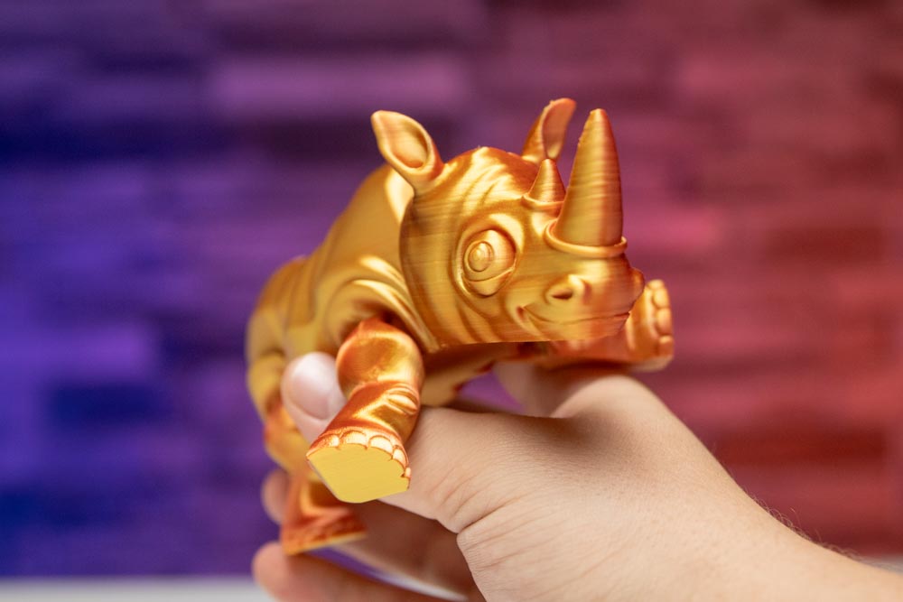 Articulated Rhino STL for download