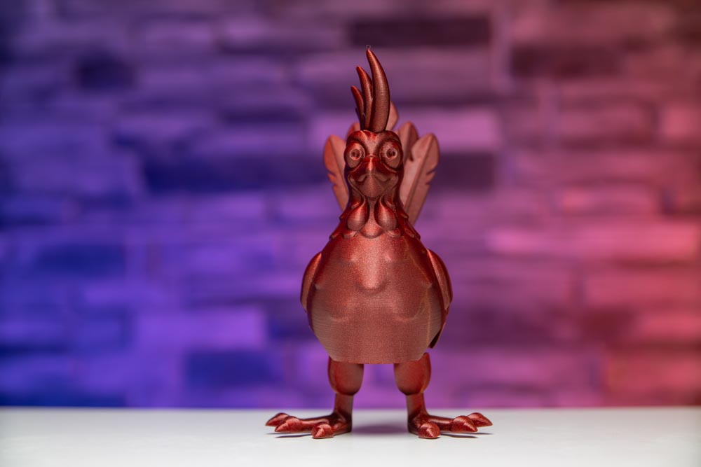 Articulated Rooster STL for download
