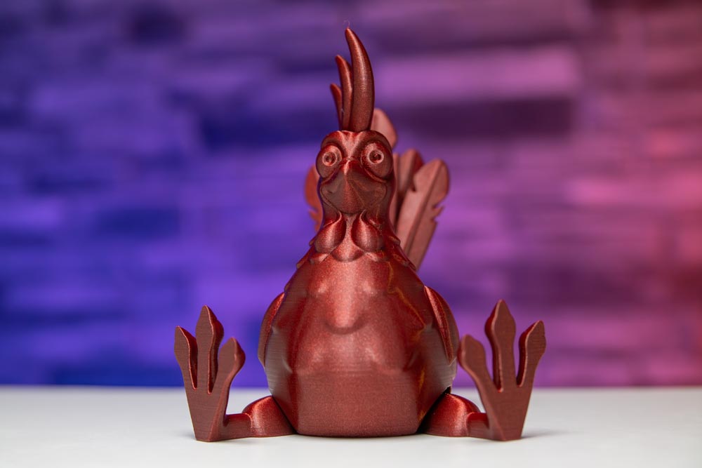 Articulated Rooster STL for download