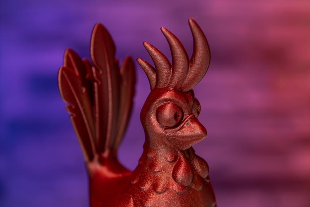 Articulated Rooster STL for download