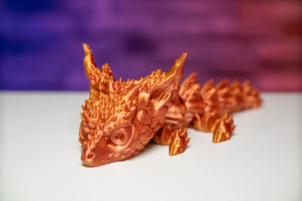 3D Print Articulated Desert Baby Dragon STL for download
