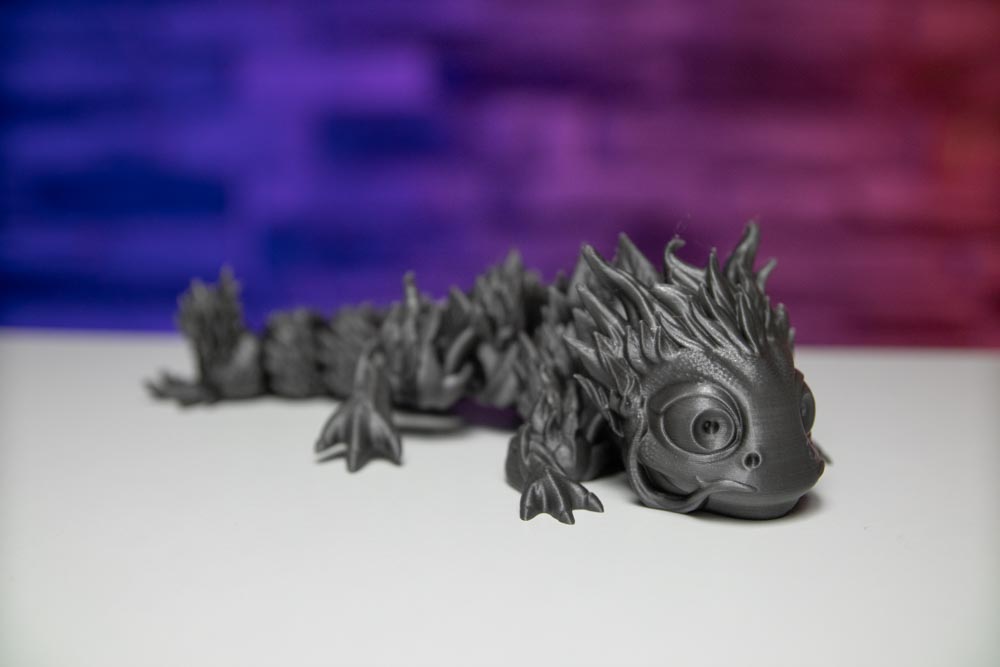 3D Print Articulated Forest Baby Dragon STL for download