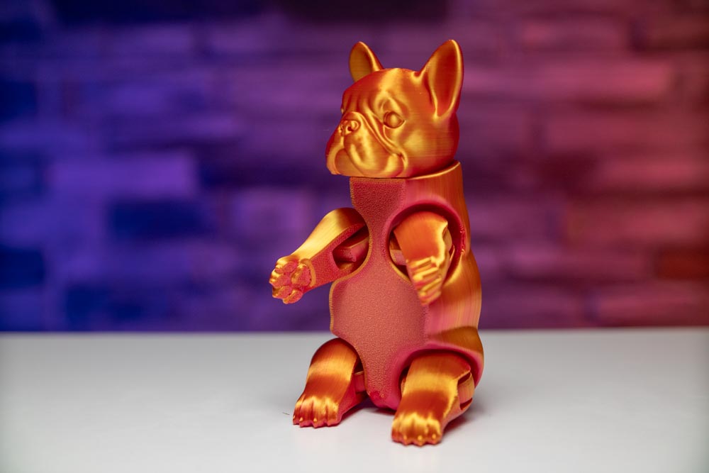 3D Printed Dog - Articulated French Bulldog