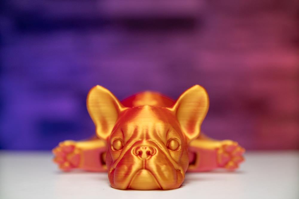 3D Printed Dog - Articulated French Bulldog