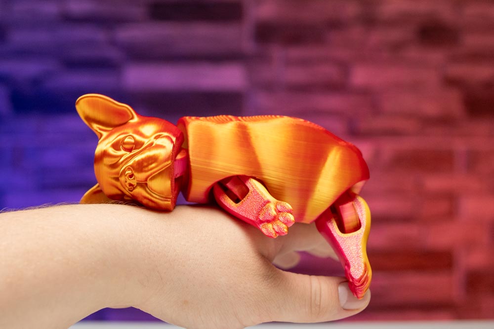 3D Printed Dog - Articulated French Bulldog