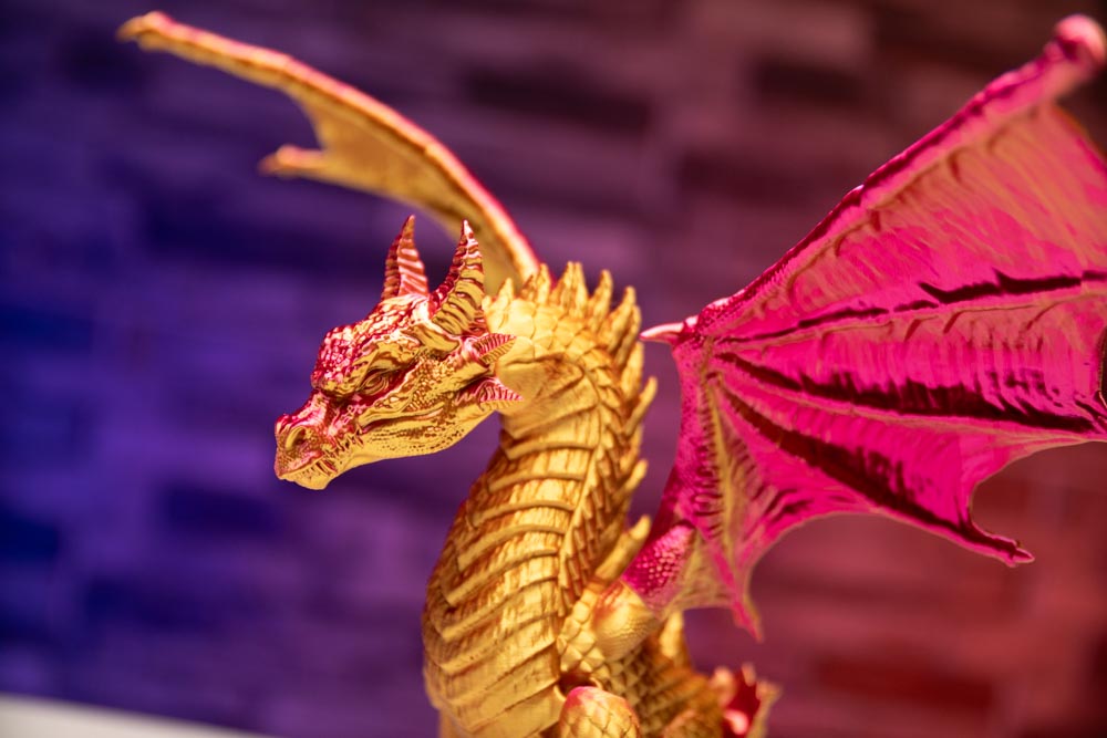 3D Printed Dragon with Wings
