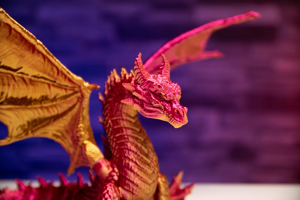 3D Printed Dragon with Wings