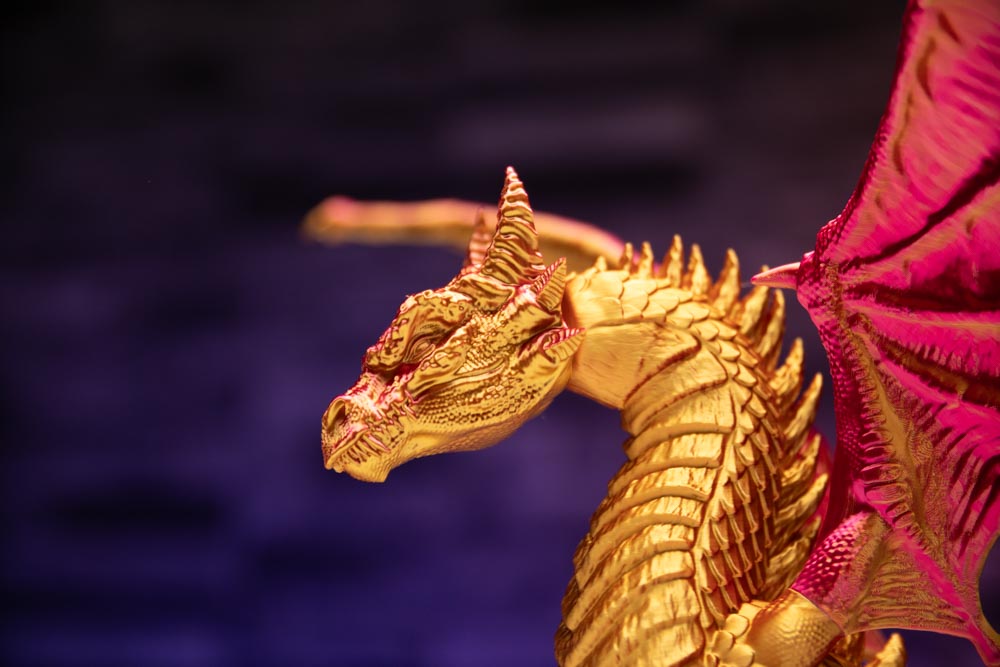3D Printed Dragon with Wings