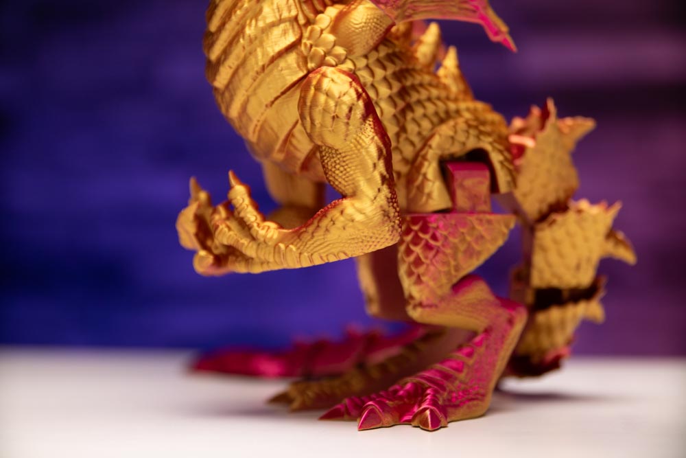 Epic Articulated Dragon STL 