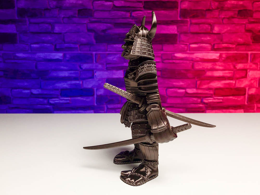 3D Print Articulated Dark Gold Samurai STL for download