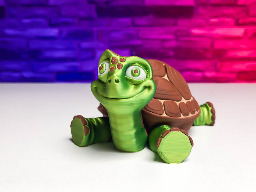 Articulated Multicolor Turtle STL for download