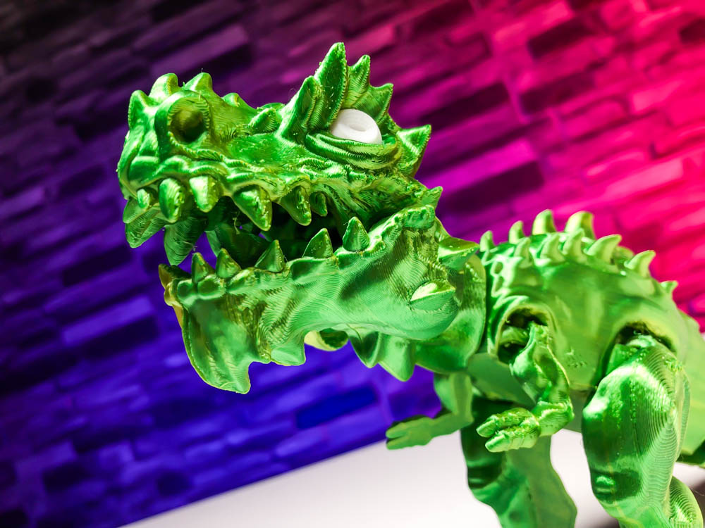 Articulated T-Rex dinosaur STL for download