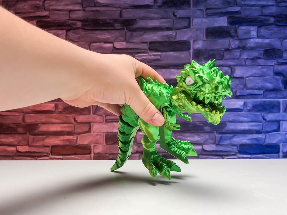 Articulated T-Rex dinosaur STL for download