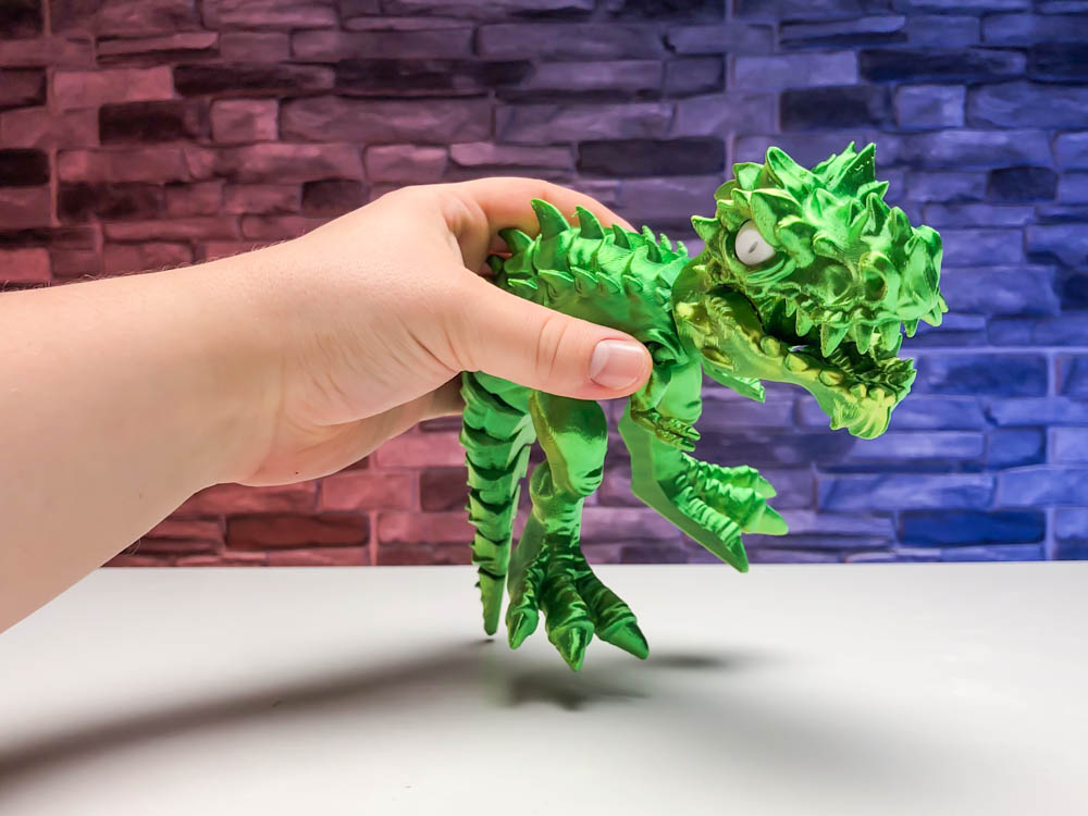 Articulated T-Rex dinosaur STL for download