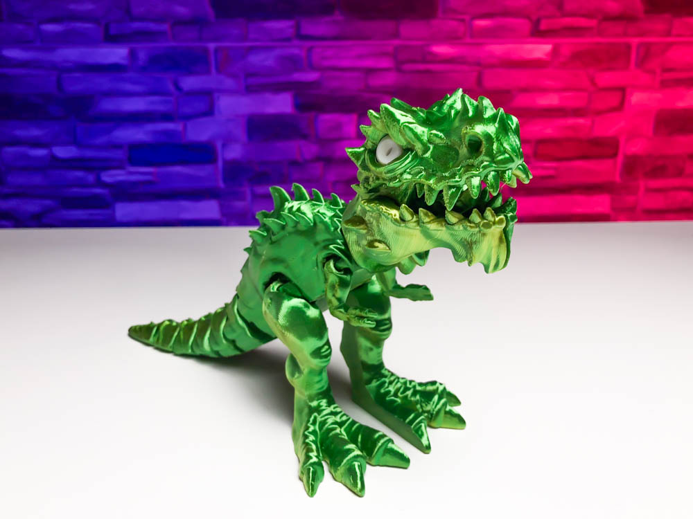 Articulated T-Rex dinosaur STL for download