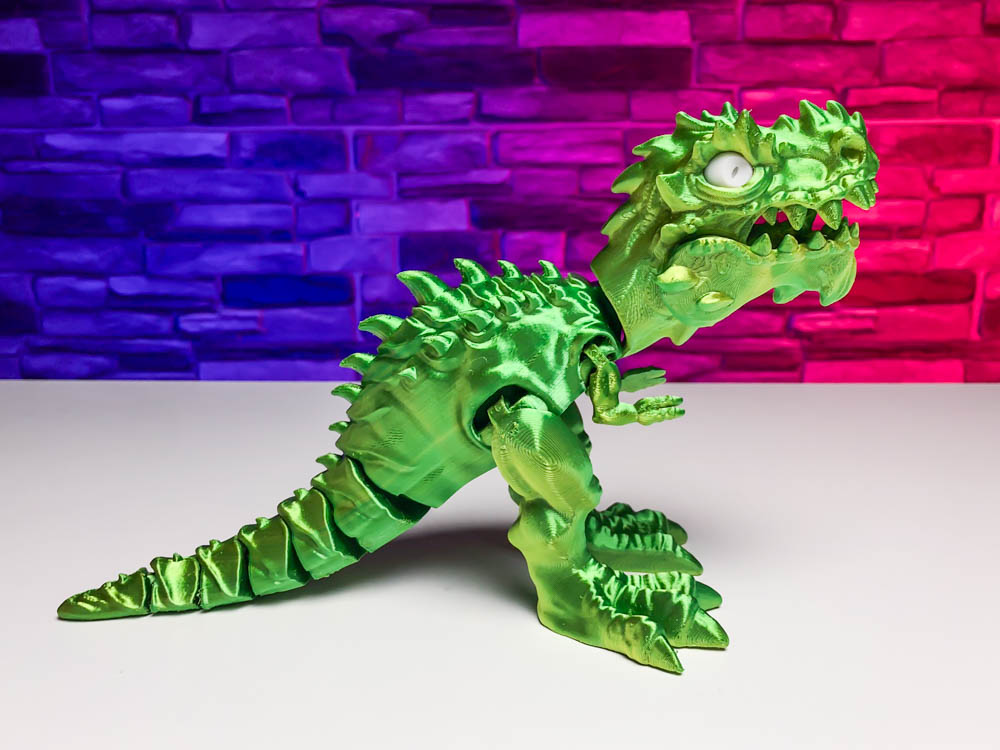 Articulated T-Rex dinosaur STL for download