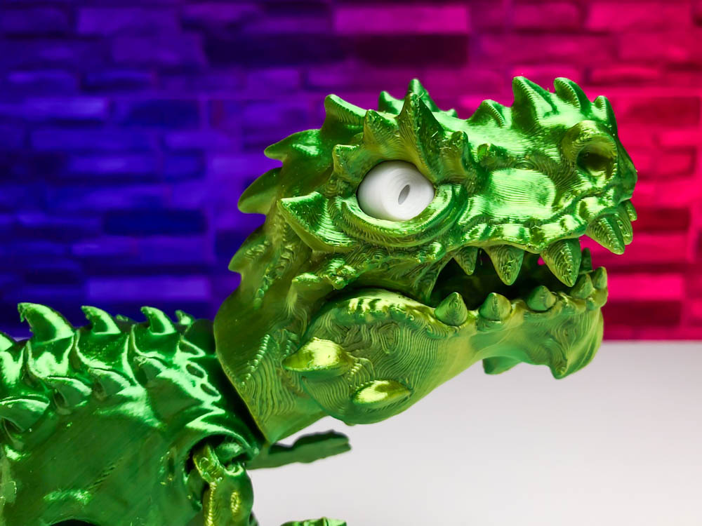 Articulated T-Rex dinosaur STL for download