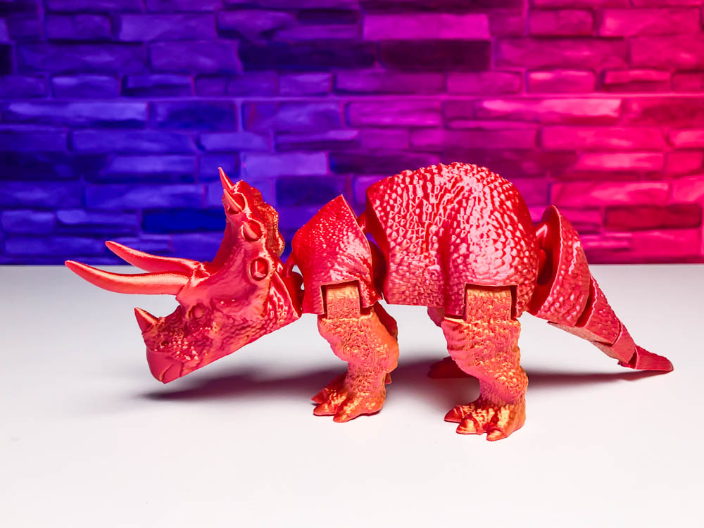 Articulated Triceratops Dinosaur STL for download