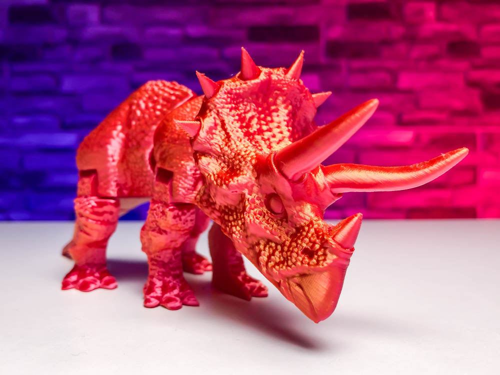 Articulated Triceratops Dinosaur STL for download