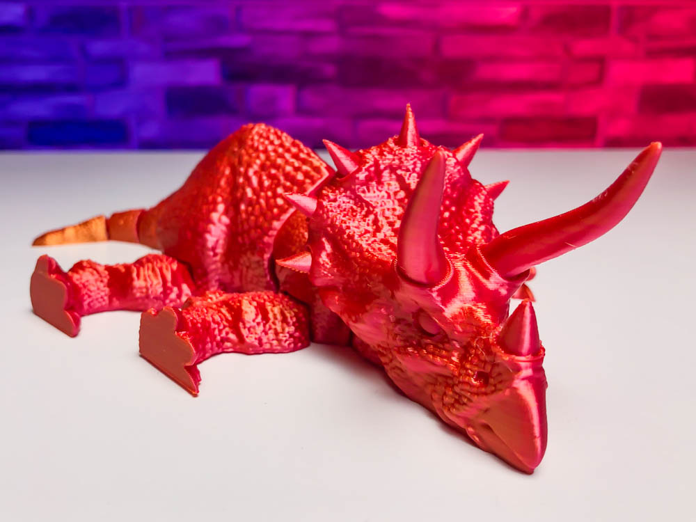 Articulated Triceratops Dinosaur STL for download