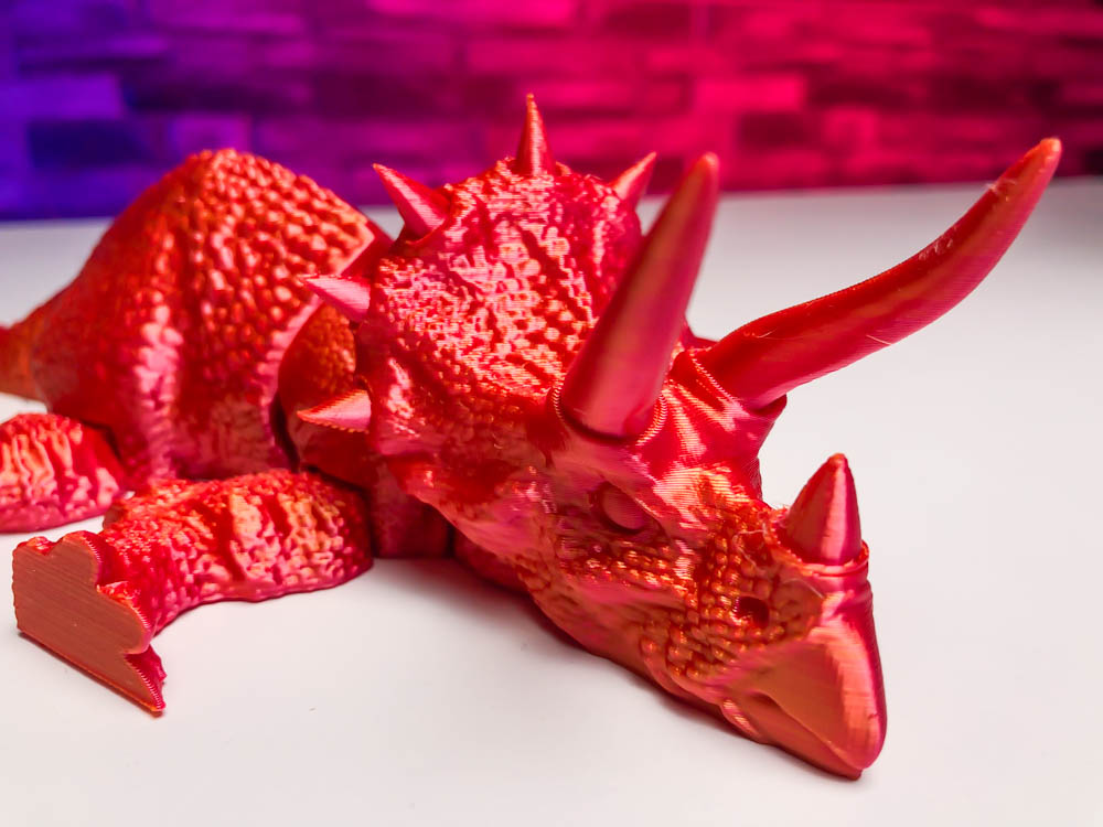Articulated Triceratops Dinosaur STL for download