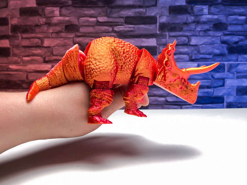 Articulated Triceratops Dinosaur