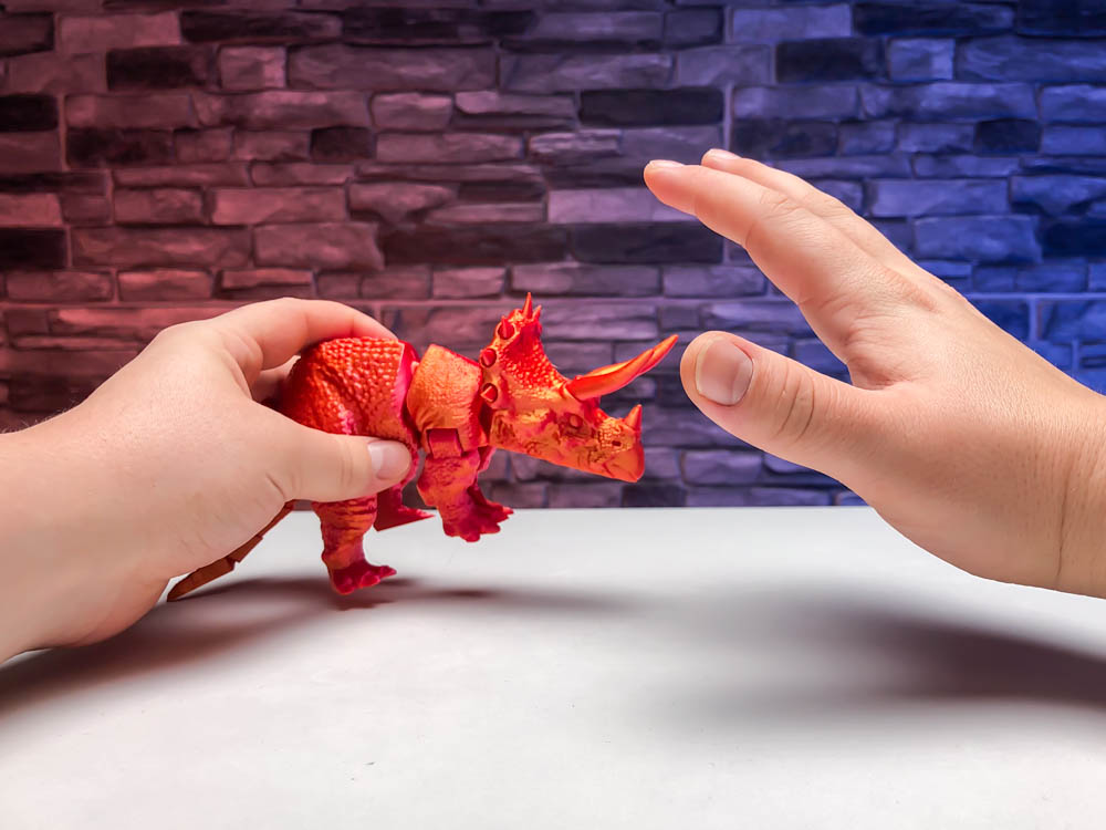 Articulated Triceratops Dinosaur STL for download