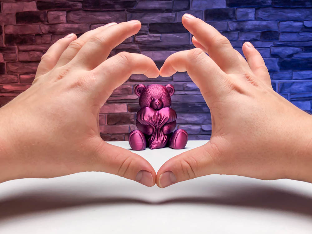Loving Bear Heart STL for download