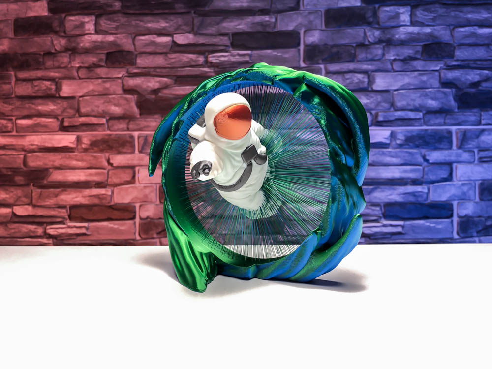 Multicolor Floating Astronaut STL for download
