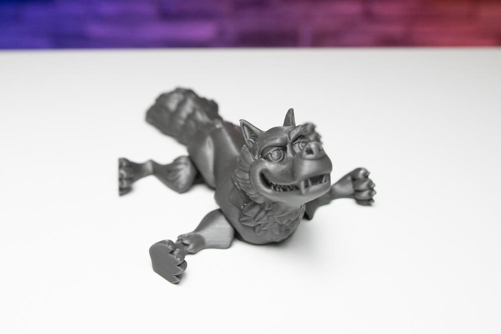 3D Printed Articulated Wolf