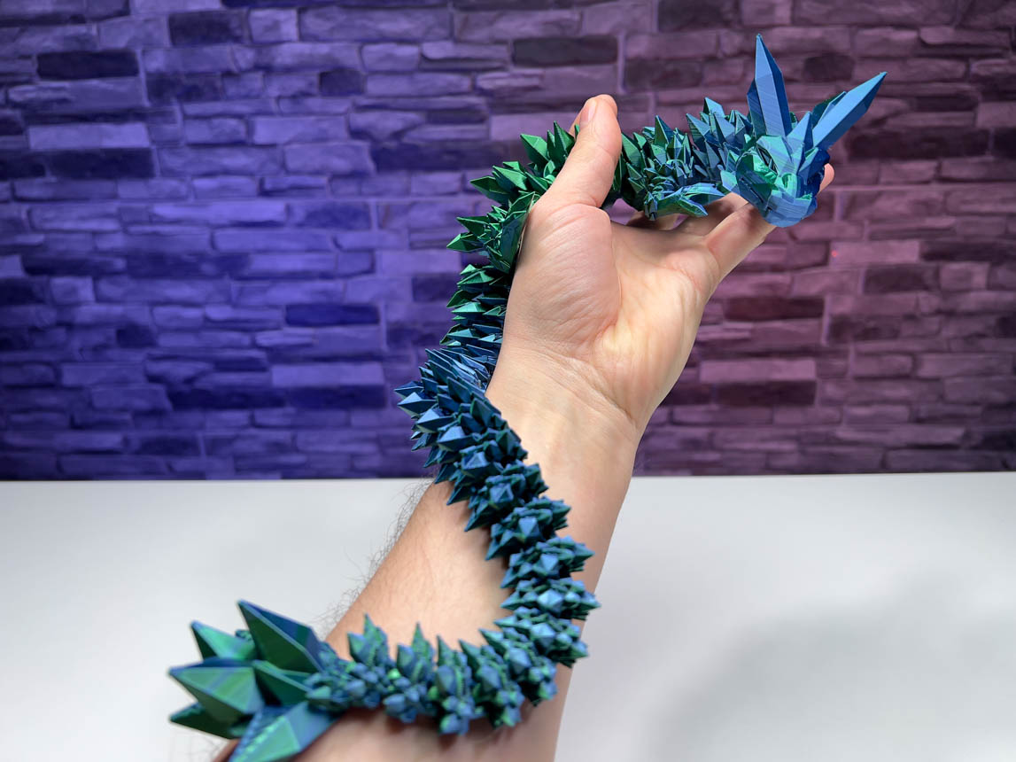 Articulated Crystal Dragon