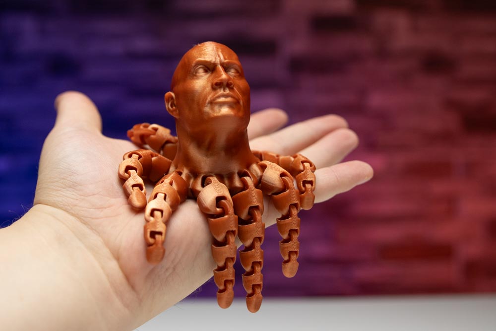 3D Print The Rock 3D Print Octopus - ROCKTOPUS STL for Free Download