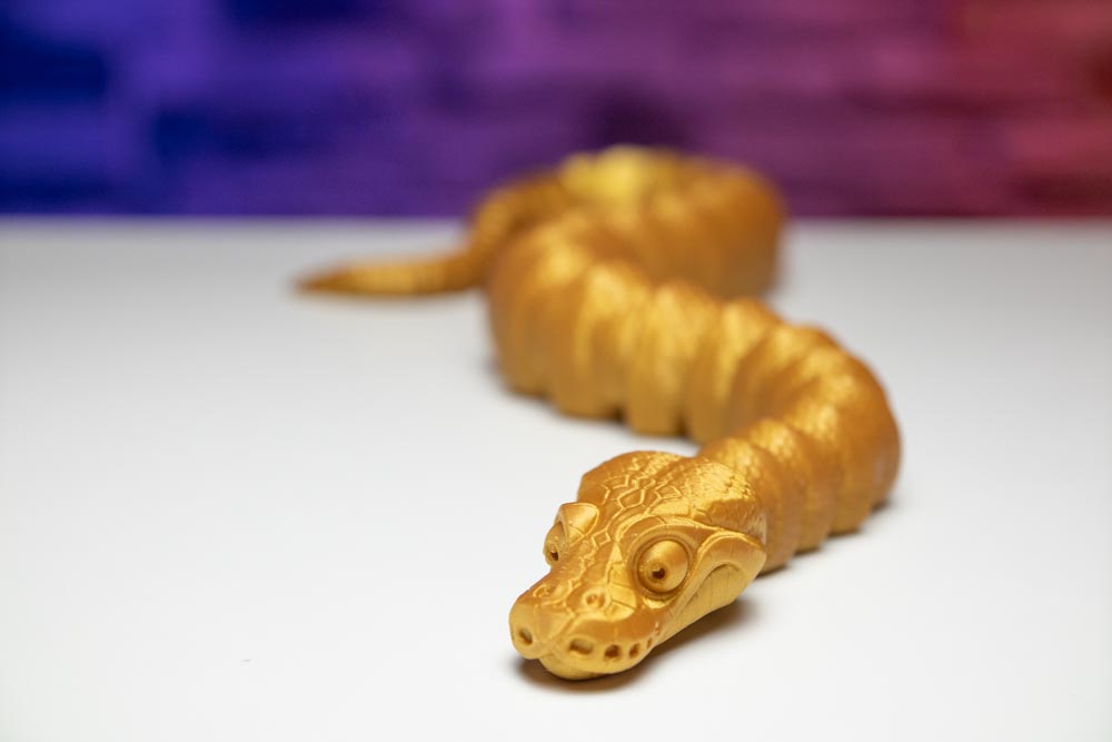 3D Printed Snake - Articulated Flexi Python