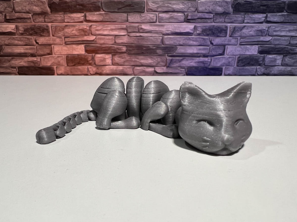 3D Printed Articulated Cat