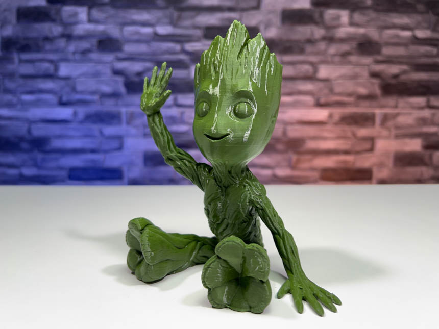 3D Printed Baby Groot