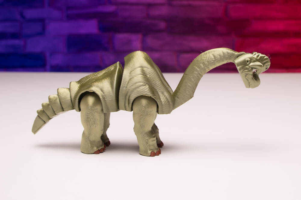 Multicolor Articulated Brachiosaurus Dinosaur