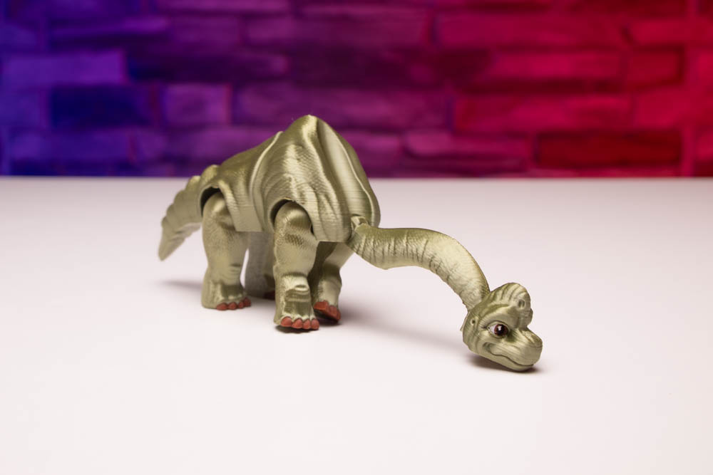 Multicolor Articulated Brachiosaurus Dinosaur