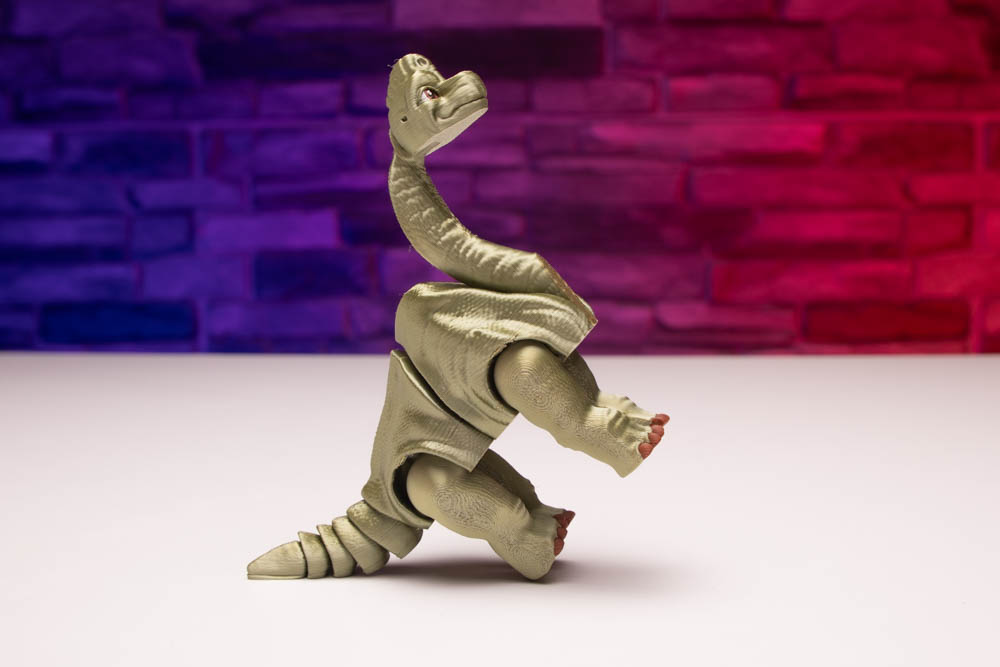 Multicolor Articulated Brachiosaurus Dinosaur