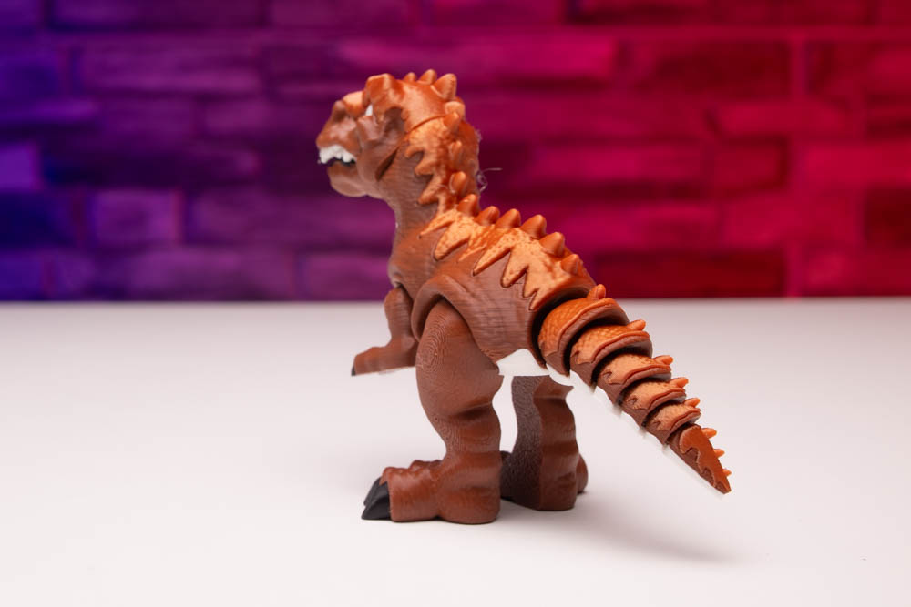 Multicolor Articulated T-Rex Dinosaur
