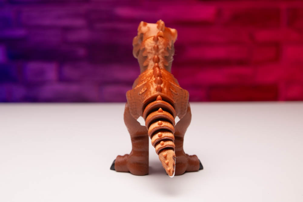 Multicolor Articulated T-Rex Dinosaur