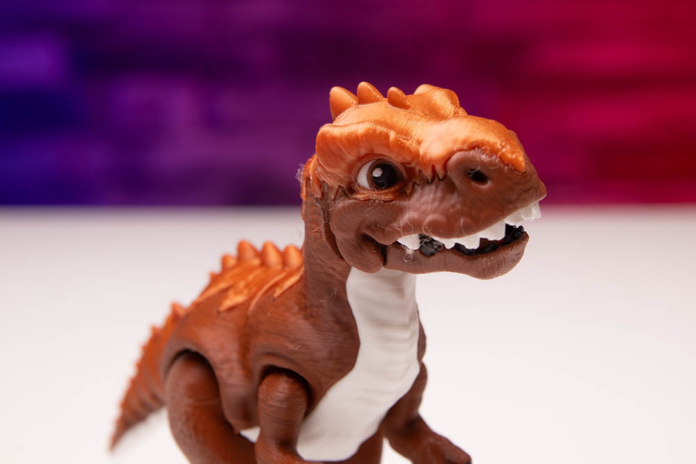 Multicolor Articulated T-Rex Dinosaur