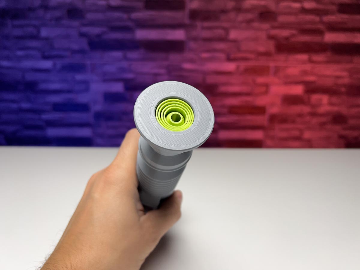 3D Printed Collapsing Lightsaber
