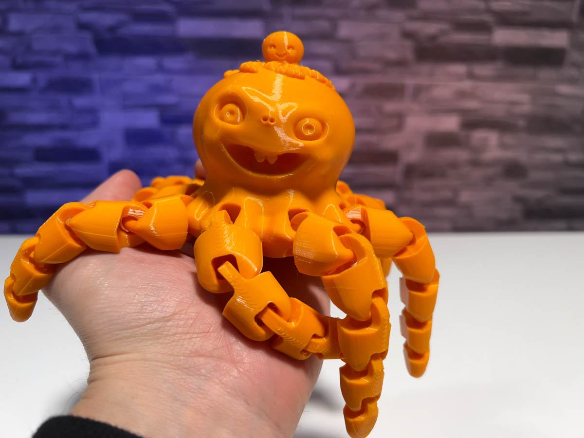 3D Printed Creepy Cute Octopus