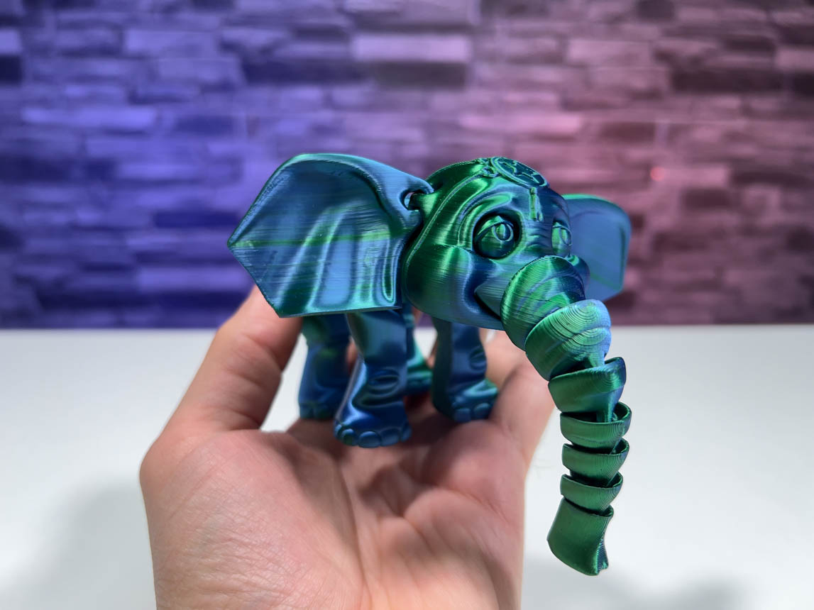 Flexi Cute Elephant STL for download