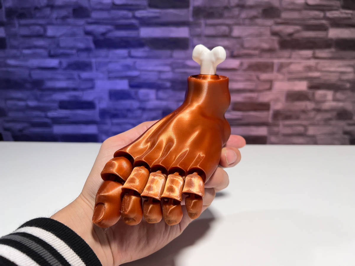 3D Printed Flexi Foot Print-in-Place