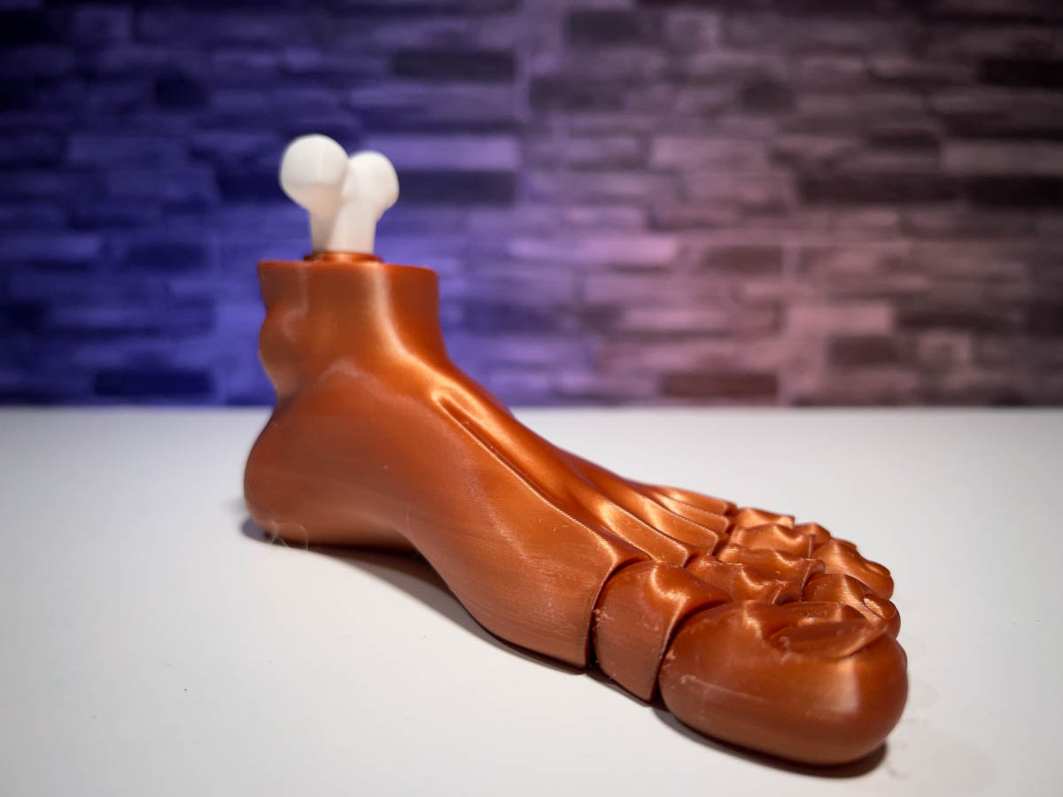 3D Printed Flexi Foot Print-in-Place