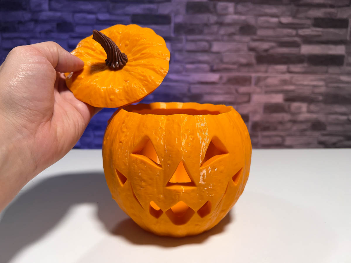 3D Printed Halloween Pumpkin