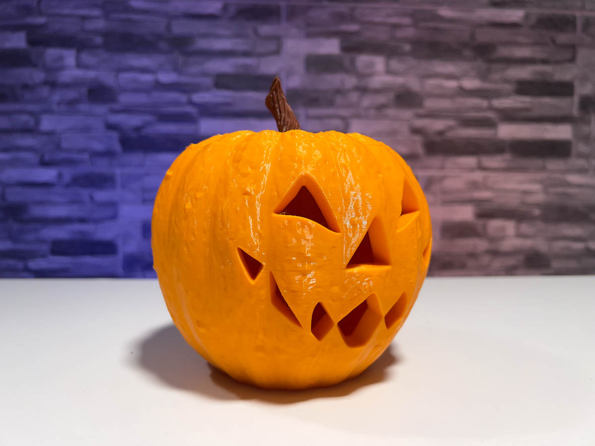 3D Printed Halloween Pumpkin