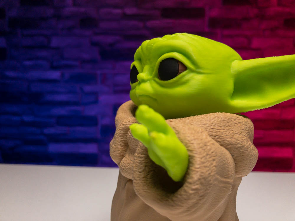 3D Print Multicolor Baby Yoda STL for download